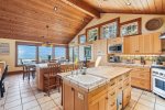 Kitchen Island at Cove Beach Lodge